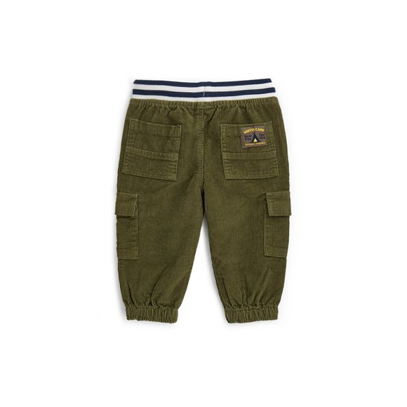 New-Original Marines-US Seller-VELVET TODDLER SWEATPANTS WITH PATCH POCKETS - Picture 4 of 4